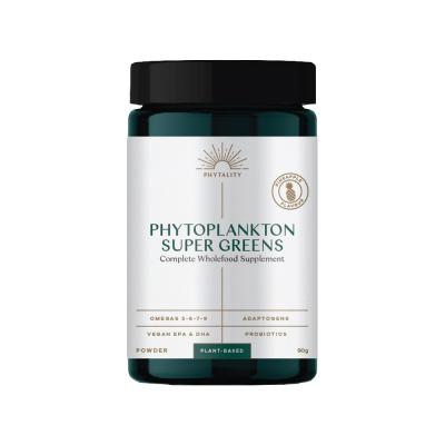 Phytality Phytoplankton Super Greens (Complete Wholefood Supplement) Powder 90g